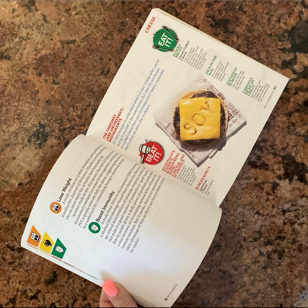 NWOT Eat It TO Beat It Diet Plan BOOK - Picture 2 of 6
